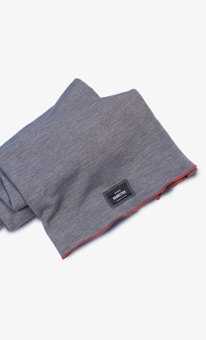 Merino Wool Blanket - Gray