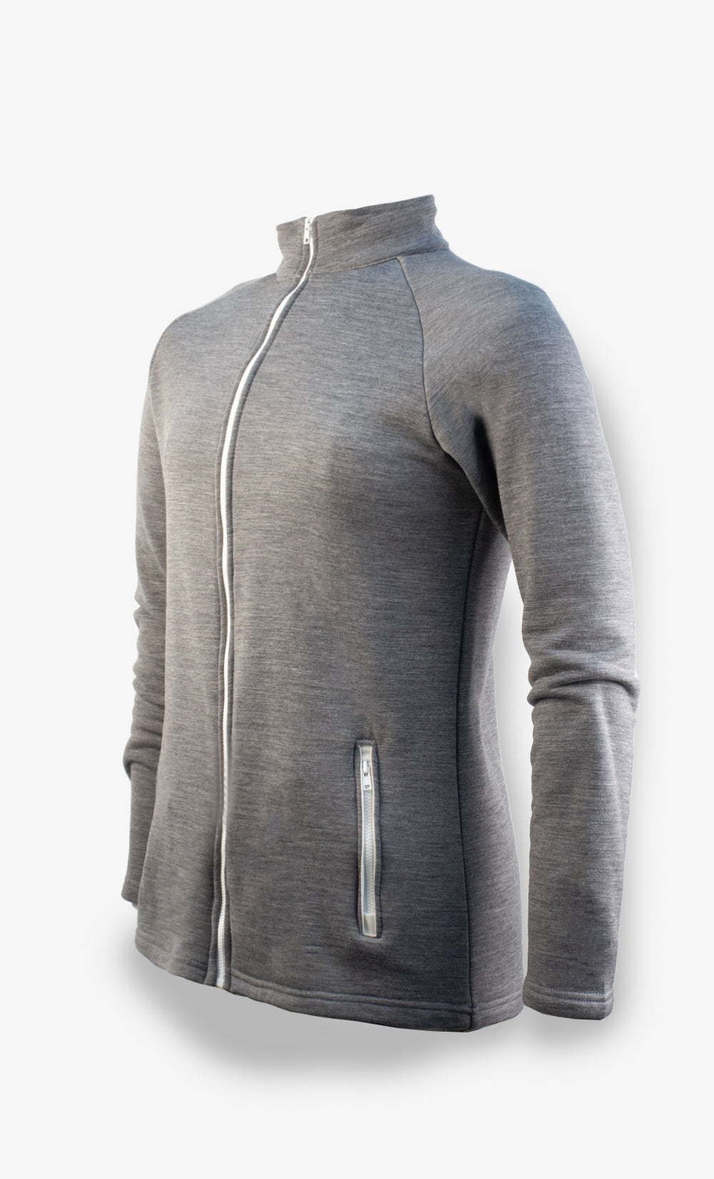 Women's Merino Wool Sports Jacket - Zipped