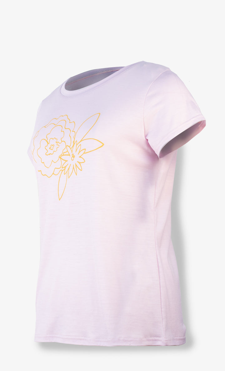 Women's Merino Ultra Light T-Shirt  Pink - Anemone