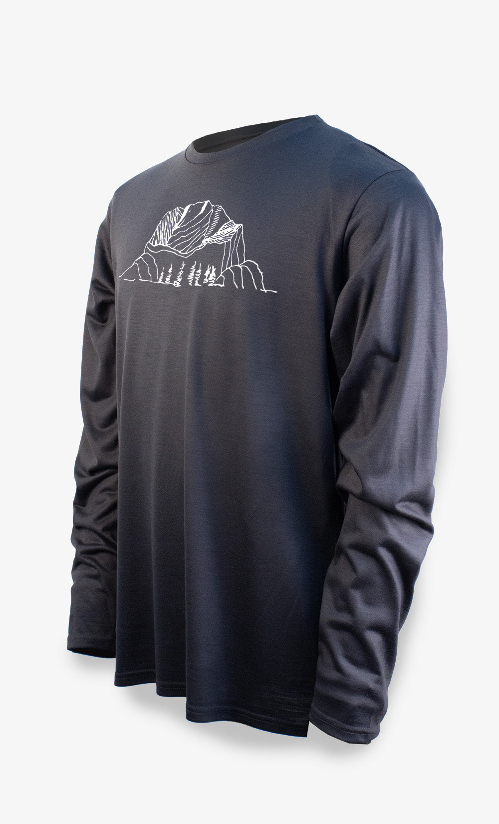 Men's Merino Long Sleeve Charcoal - Mont