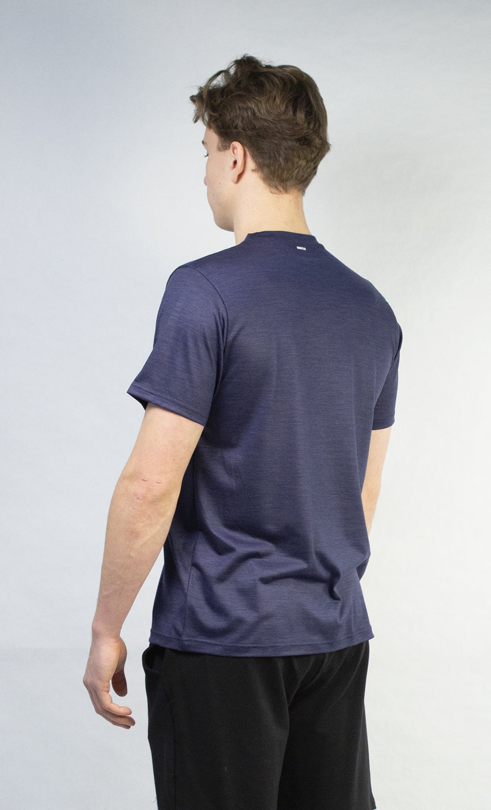Men's Ultra-Light Midnight Blue Merino T-Shirt - Shacky Tree