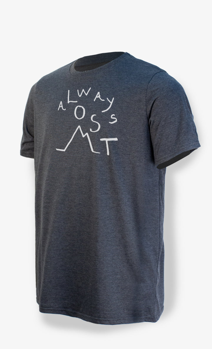 Men's T-Shirt Charcoal - Always Lost