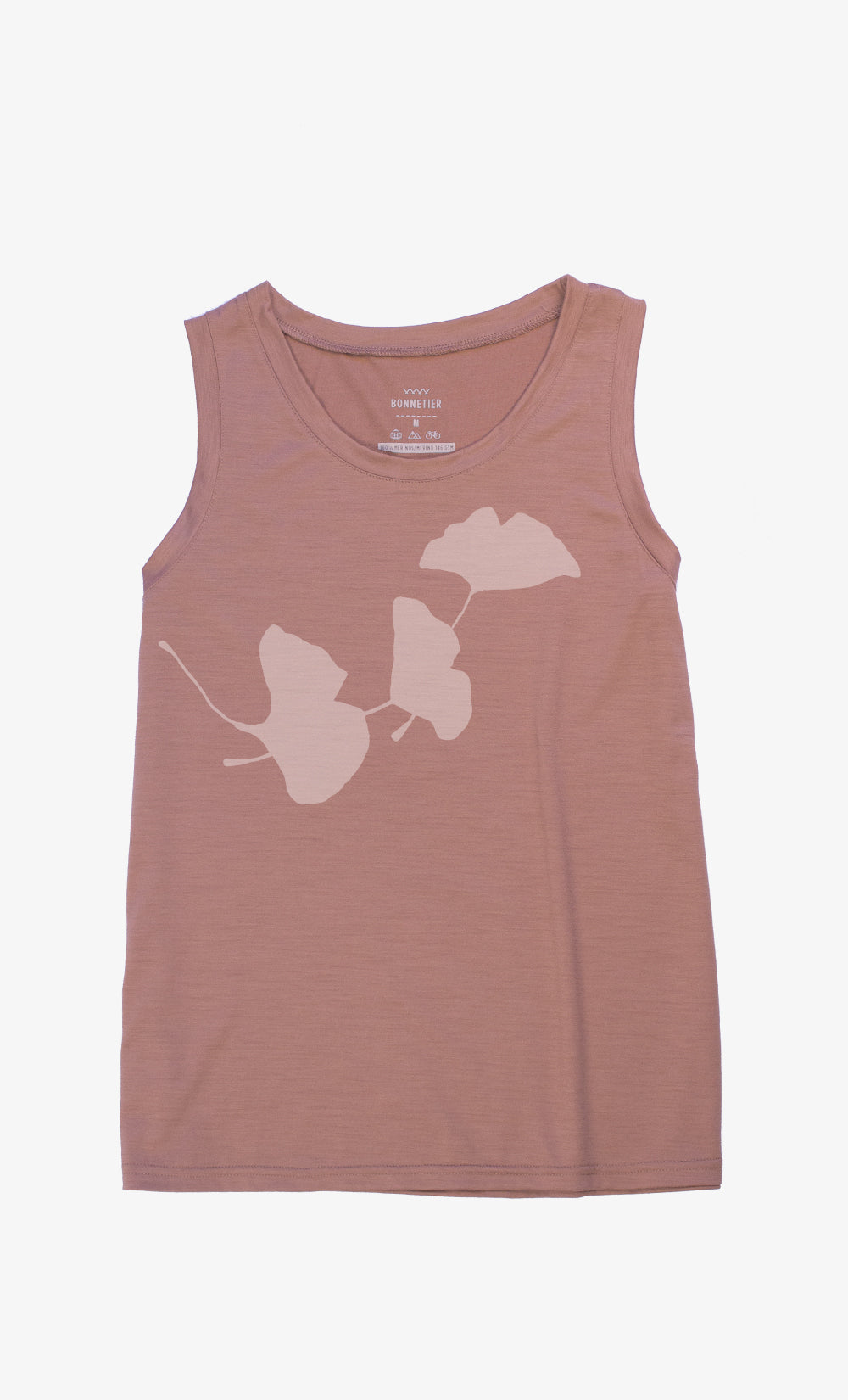 Camisole Mérinos Saumon - Ginko