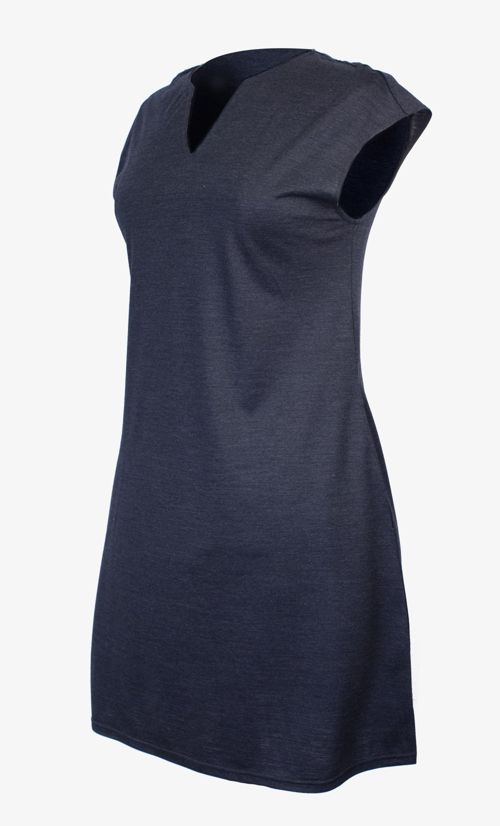 Robe Ultra légère Mérinos Noir Chiné - Soho