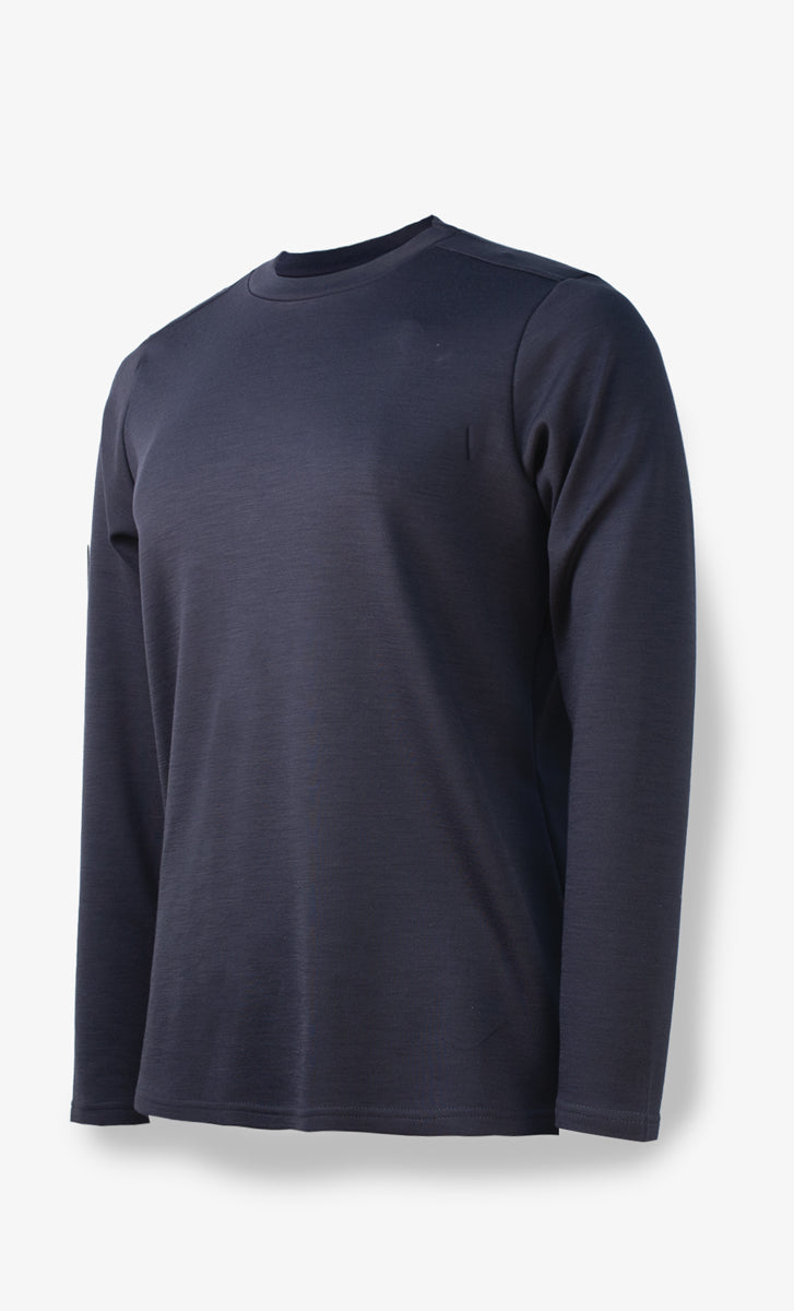 Manches longues Femme Mérinos Brossé Tundra Tech - Charbon