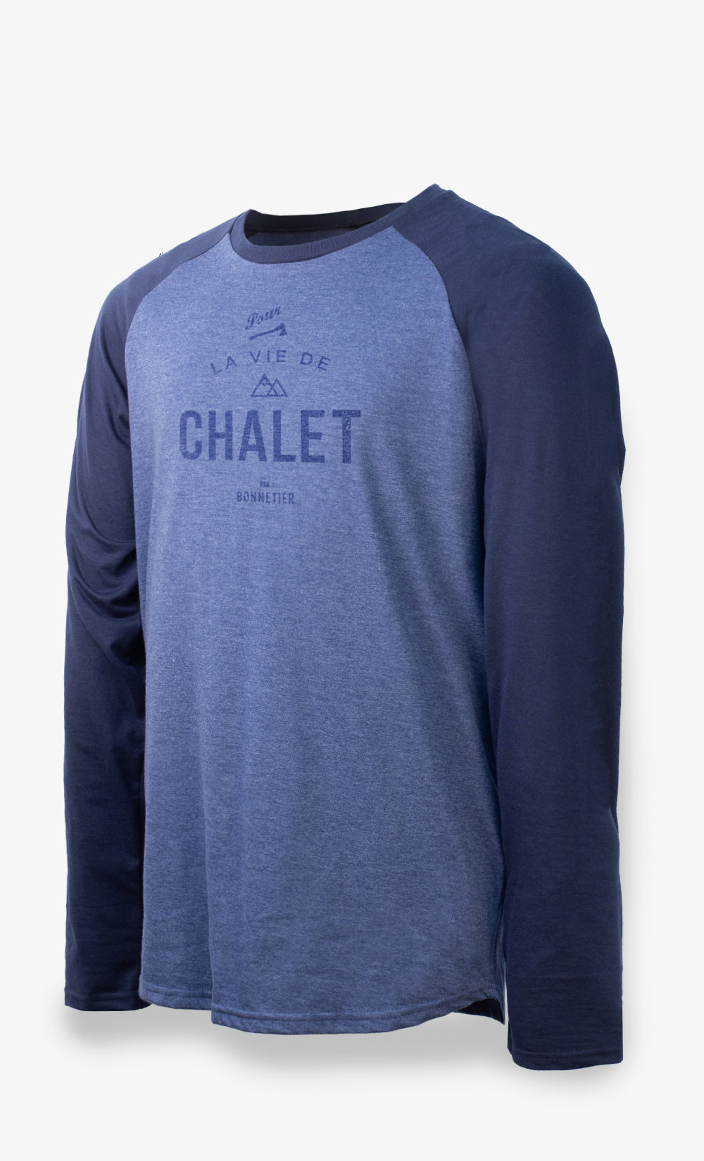 Men's Long Sleeve Navy-Blue - Chalet