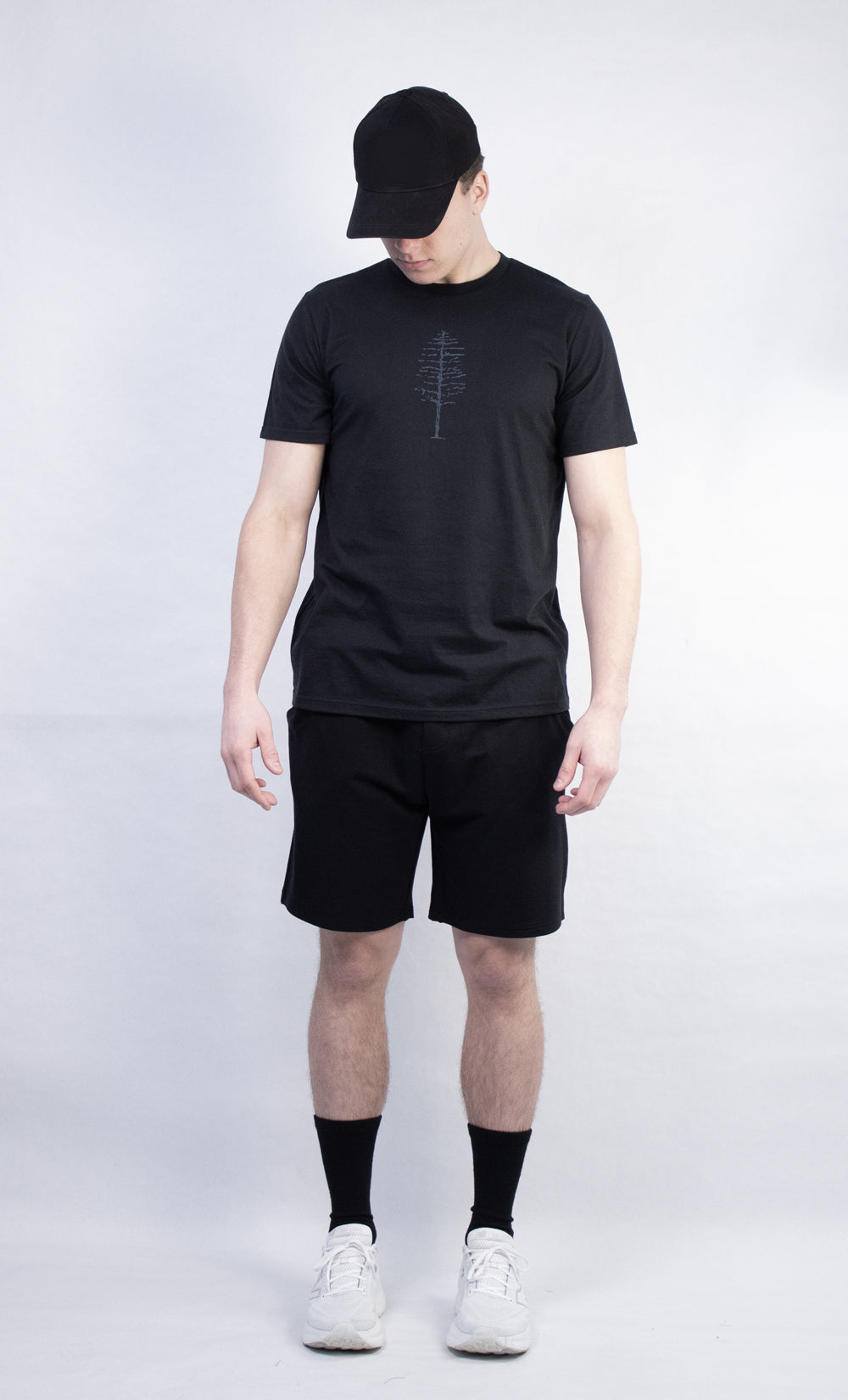 Black Men's T-Shirt - Shacky Tree