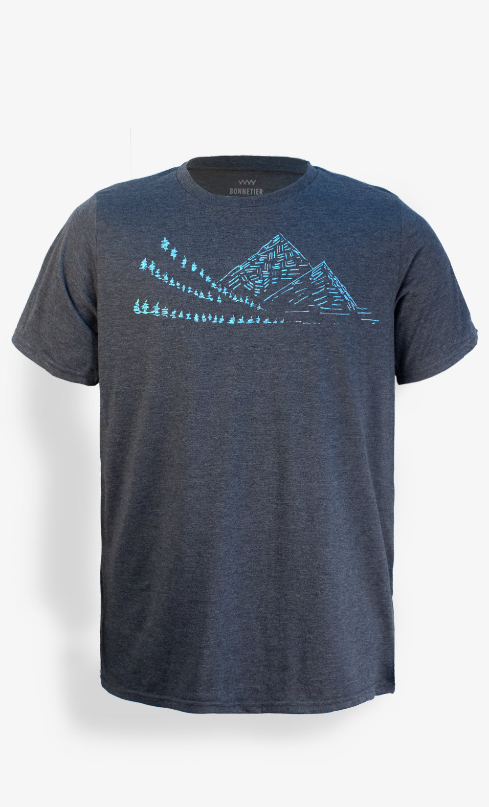 T-Shirt Homme Charbon - Alpes