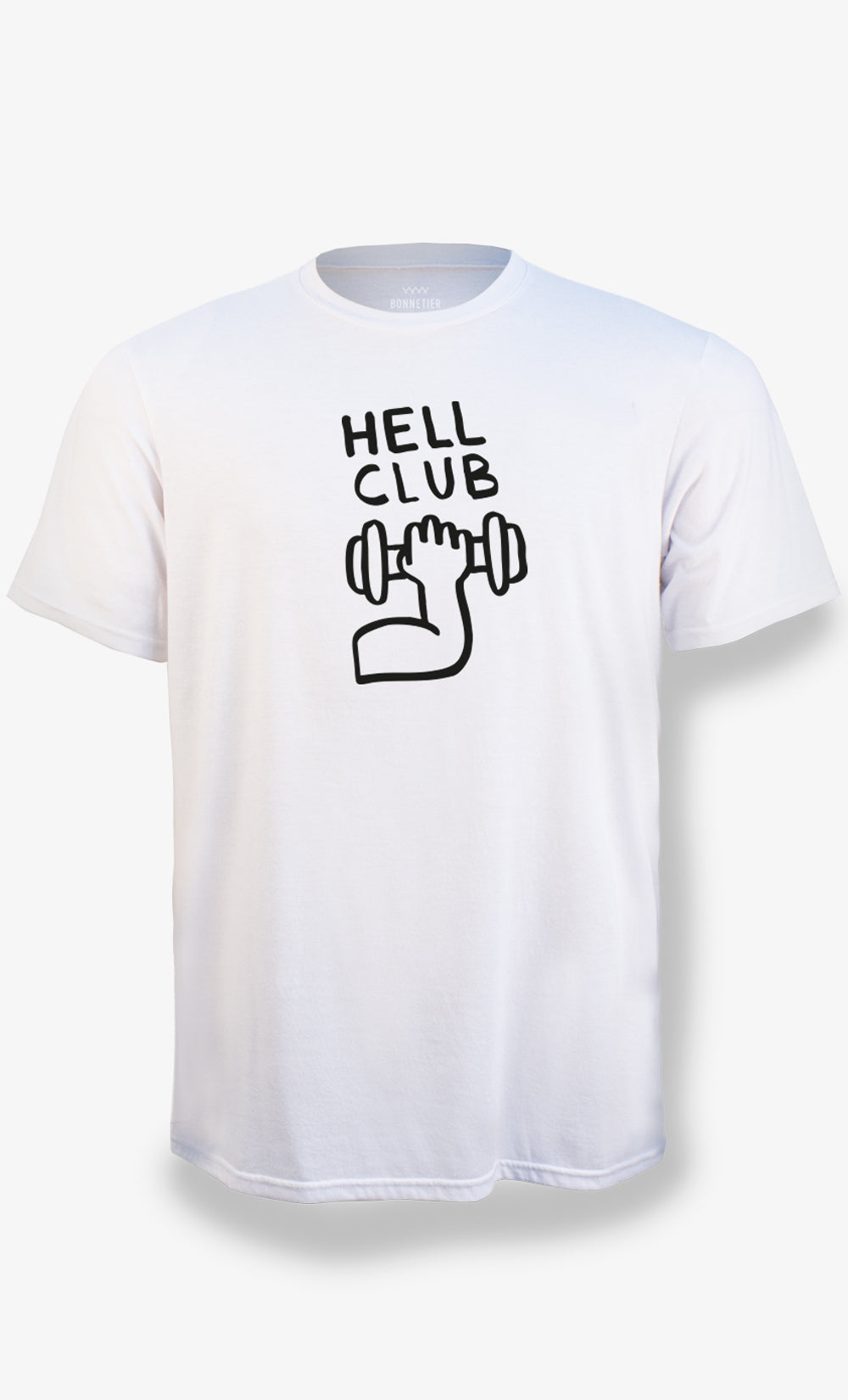 T-Shirt Homme Blanc- Hell Club