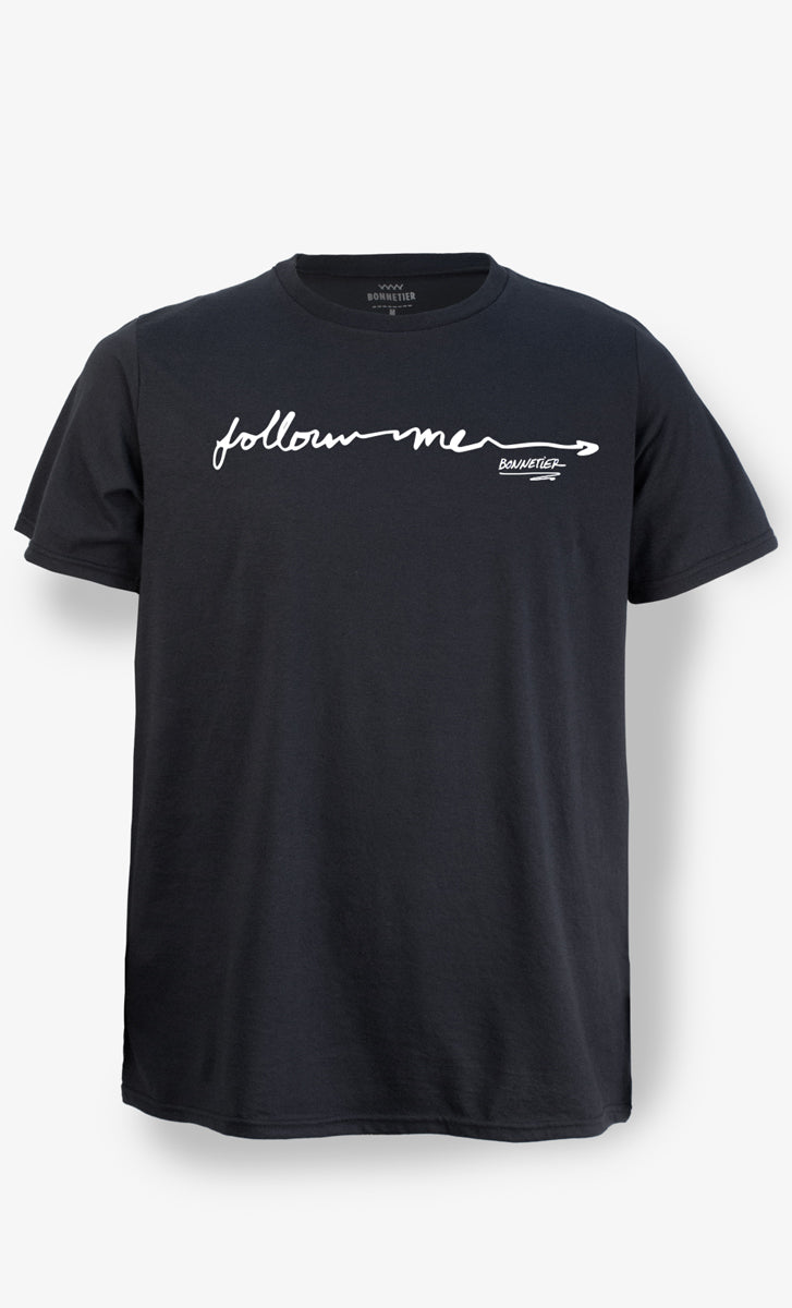 T-Shirt Homme Noir - Follow