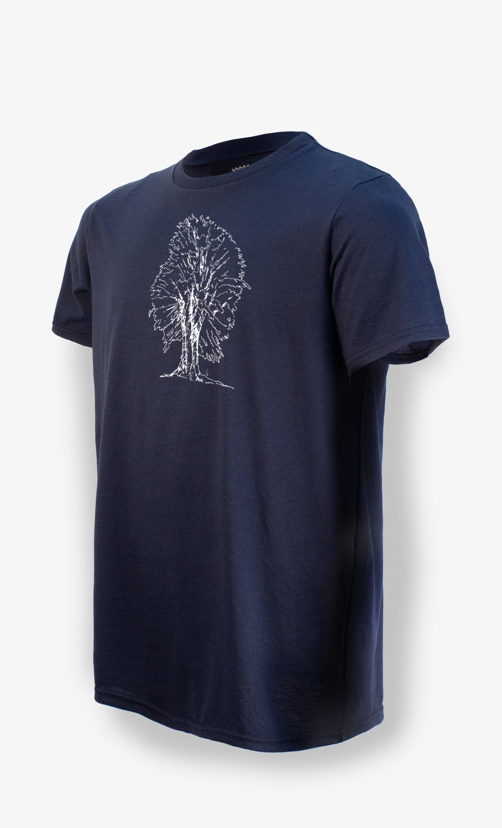 Men's Navy T-Shirt - Tree