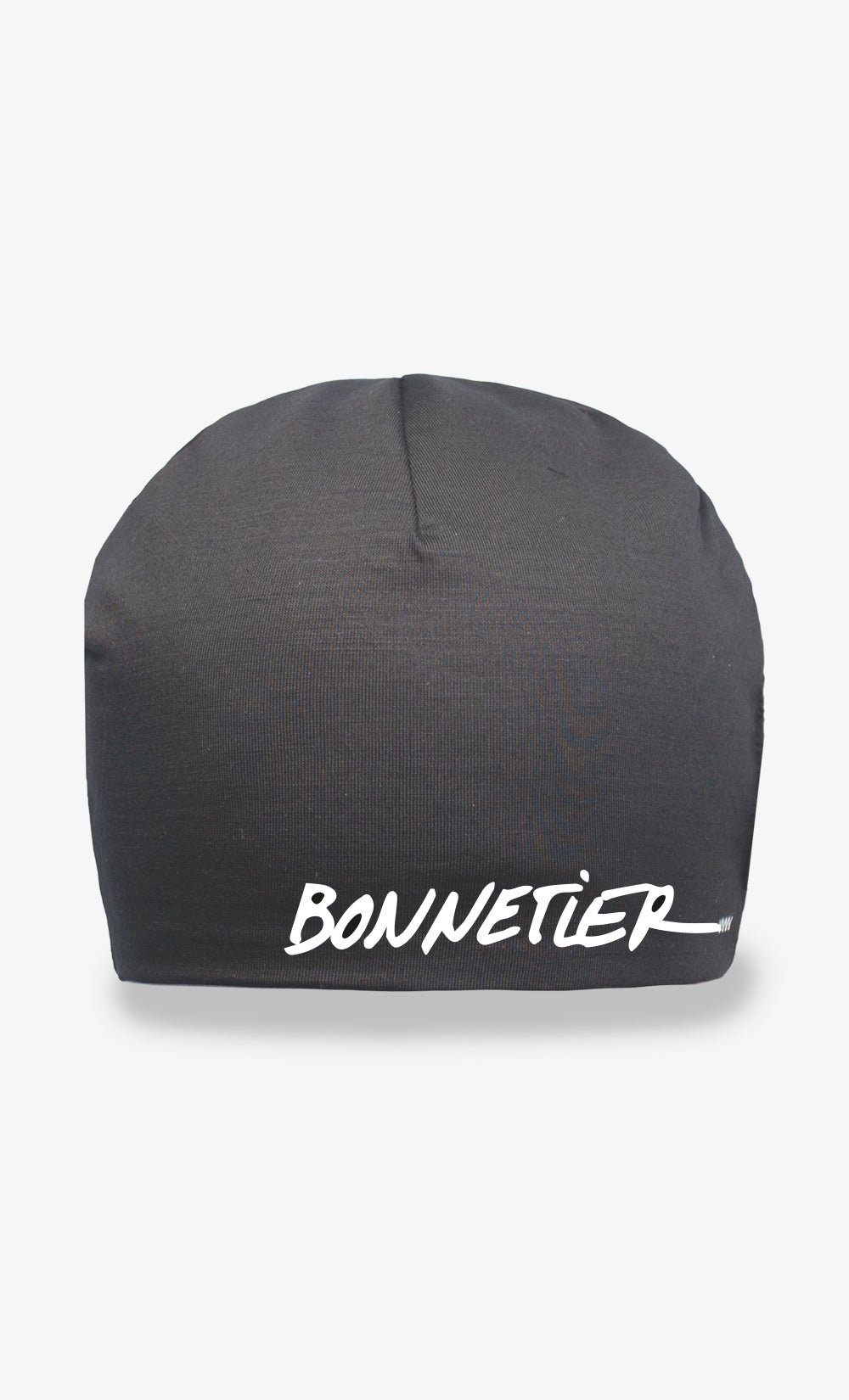 100% Merino Double Beanie - Charcoal BONNETIER