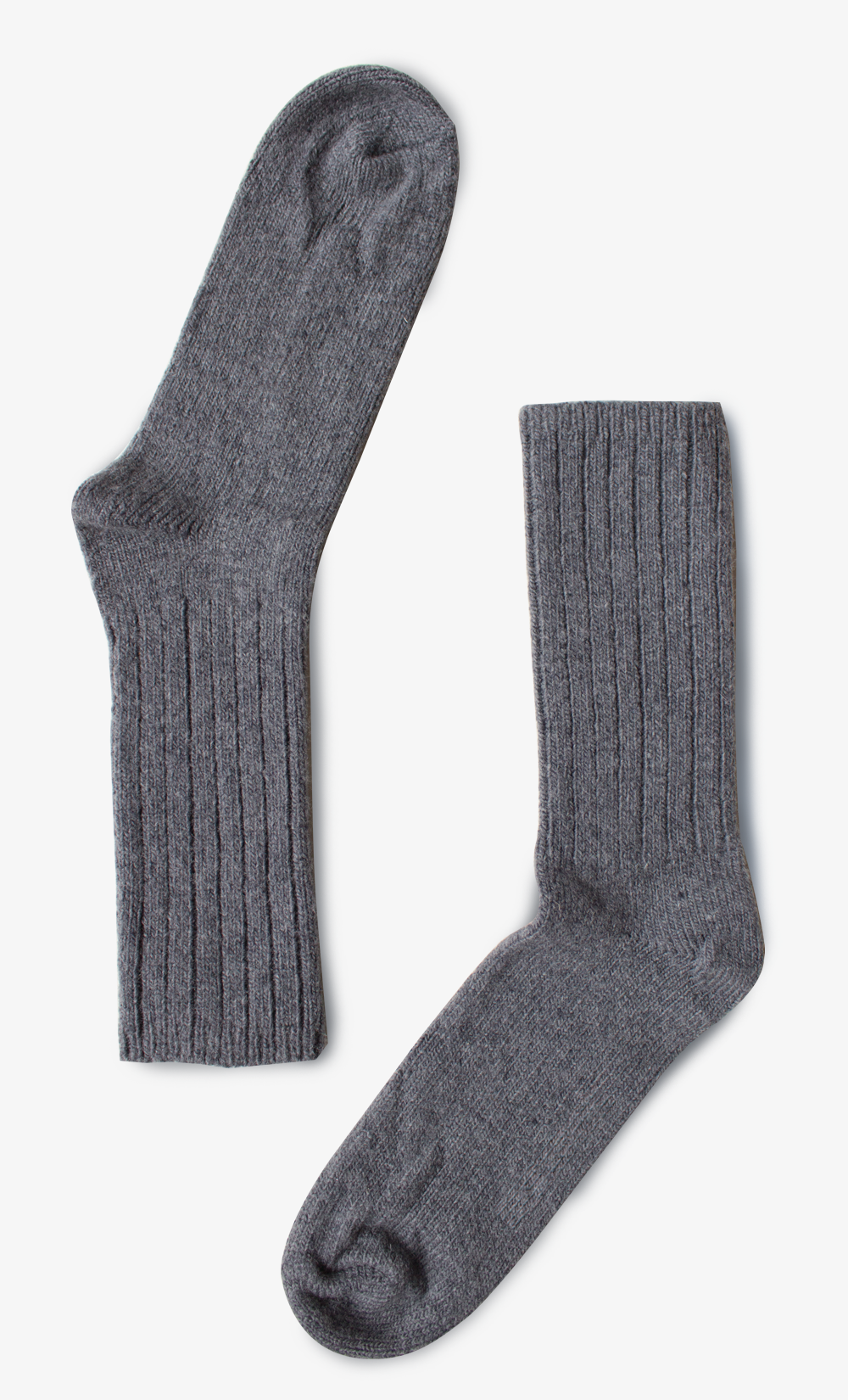 Lamb/Merino Wool Socks - Grey - H